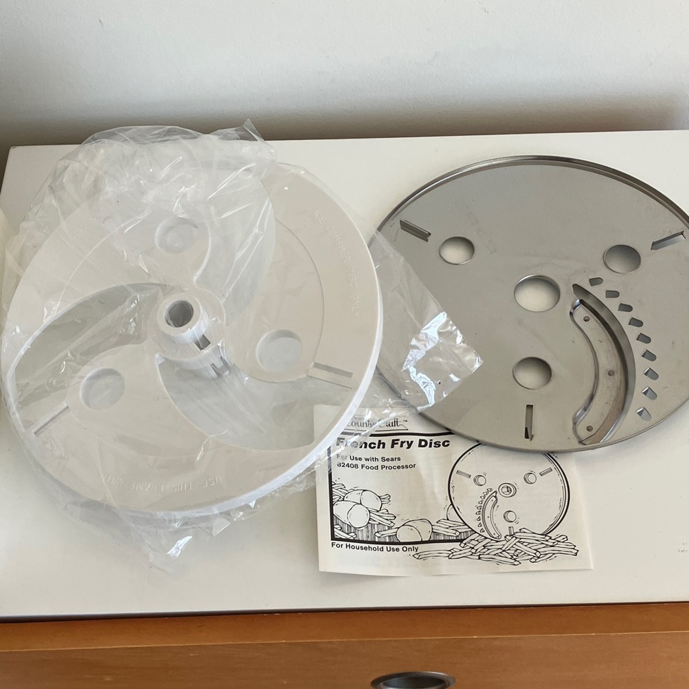 Sears Counter Craft Stainless Steel French Fry Disc